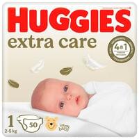Підгузки Huggies Elite Soft розмір 1, 3-5 кг, 50 шт.