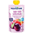 Купити Пюре фруктове Hamanek Яблуко та слива 120 г Пюре фруктове Hamanek Яблуко та слива 120 г