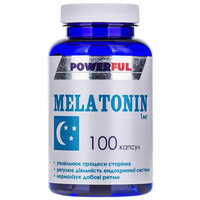 Powerful Мелатонин капсулы по 1 мг №100