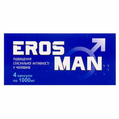 Ерос Мен капсули №4 (блістер)