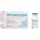 Промоцеф порошок д/ин. по 1 г №5 (флаконы)
