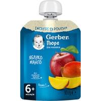 Пюре фруктове Gerber Яблуко та манго з 6-ти місяців 90 г