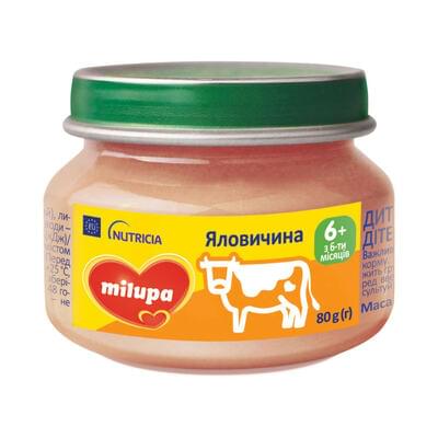 Пюре мясное Milupa Говядина с 6-ти месяцев 80 г