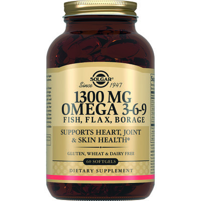 Solgar Омега 3-6-9 капсулы по 1300 мг №60