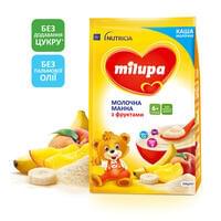 Каша молочная Milupa Манная с фруктами с 6-ти месяцев 210 г