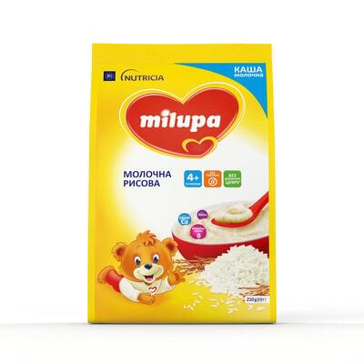 Каша молочная Milupa Рисовая с 4-х месяцев 210 г