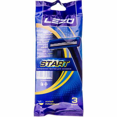 Бритва Lezo Start мужская одноразовая 3 шт.