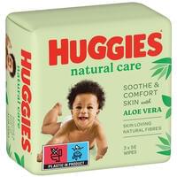 Серветки вологі дитячі Huggies Natural Care 168 шт.