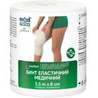 Купити Бинт еластичний Медтекстиль середньої розтяжності 3,5 м х 8 см Бинт еластичний Медтекстиль середньої розтяжності 3,5 м х 8 см