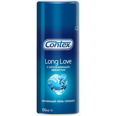 Гель-смазка Contex Long Love с охлаждающим эффектом 100 мл