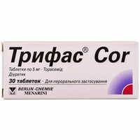 Трифас COR таблетки по 5 мг №30 (3 блистера х 10 таблеток)