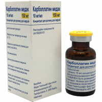 Карбоплатин Медак концентрат д/инф. 150 мг по 15 мл (флакон)