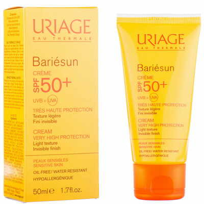 Крем для лица и тела Uriage Bariesun солнцезащитный SPF 50+ для нормальной и чувствительной кожи 50 мл