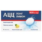 Ацц Лонг Лимон таблетки шип. по 600 мг №6 (саше)