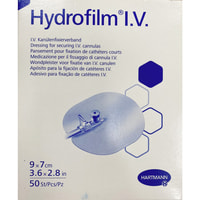 Пластырь медицинский Hydrofilm I.V. для фиксации канюль стерильный 9 см х 7 см 50 шт.