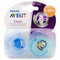 Пустушка силіконова Avent SCF 169/37 Classic Кит та пінгвін ортодонтична для хлопчиків з 6 до 18 місяців 2 шт. - фото 2