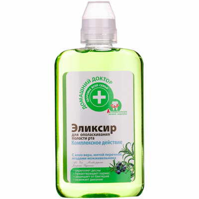 Еліксир для ротової порожнини Домашній Доктор Комплексна дія 300 мл