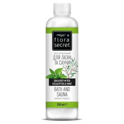 Засіб ароматичний для лазні та сауни Flora Secret Евкаліпт - М'ята 250 мл