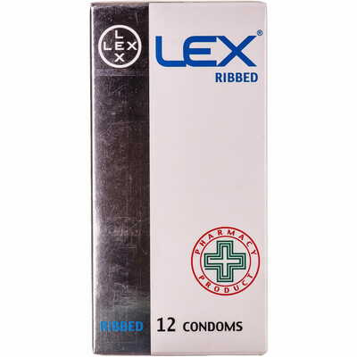 Презервативи Lex Ribbed 12 шт.