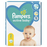 Підгузки Pampers Active Baby розмір 2, 4-8 кг, 94 шт.