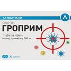Гроприм таблетки по 500 мг №20 (2 блистера х 10 таблеток)