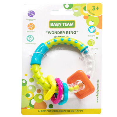 Іграшка-брязкальце Baby Team 8441 Чудо-кільце з 3-х місяців