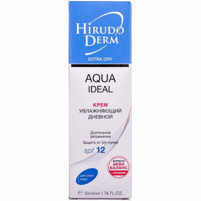 Крем для обличчя Hirudo Derm Extra Dry Aqua Ideal зволожуючий денний 50 мл