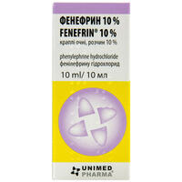 Фенефрин краплі очні 10% по 10 мл (флакон)