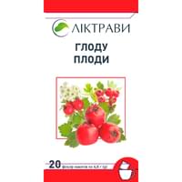 Купити Глоду плоди Ліктрави по 4 г №20 (фільтр-пакети) Глоду плоди Ліктрави по 4 г №20 (фільтр-пакети)