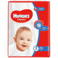 Підгузки Huggies Classic розмір 3, 4-9 кг, 78 шт.