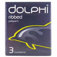 Презервативы Dolphi Ribbed 3 шт.