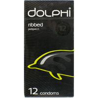 Презервативи Dolphi ребристі 12 шт.