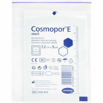 Пов`язка пластирна Cosmopor E стерильна 7,2 см х 5 см 1 шт.