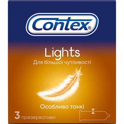 Презервативы Contex Lights 3 шт.