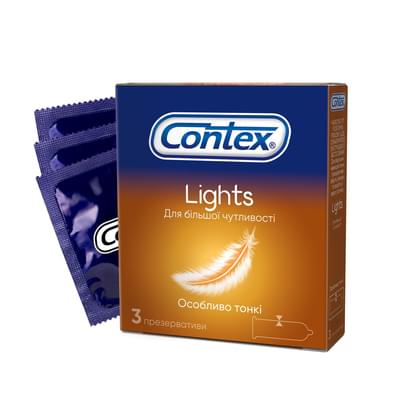 Презервативы Contex Lights 3 шт.