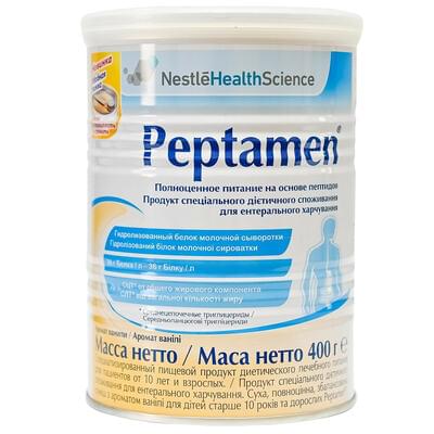 Смесь сухая Nestle Peptamen для энтерального питания с 10 лет 400 г
