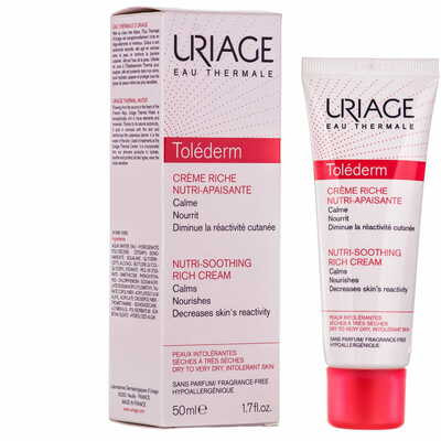 Крем для обличчя Uriage Tolederm Rich живильний заспокійливий 50 мл