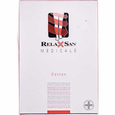 Гольфы Relaxsan Cotton M2050 23-32 мм рт. ст. хлопок открытый носок размер 4 бежевые