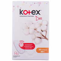 Прокладки ежедневные Kotex Deo Normal 20 шт.