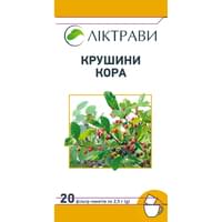 Купити Крушини кора Ліктрави по 2,5 г №20 (фільтр-пакети) Крушини кора Ліктрави по 2,5 г №20 (фільтр-пакети)