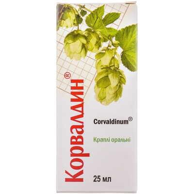 Корвалдин капли орал. по 25 мл (флакон)
