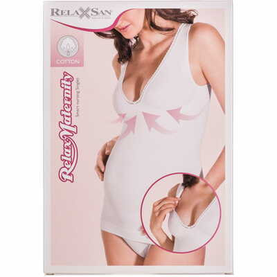 Майка для кормления Relaxsan Smart Nursing Singlet 5720 размер L белая