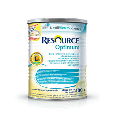 Суміш суха Nestle Resource Optimum для ентерального харчування з 7 років 400 г