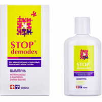 Шампунь Stop Demodex при демодекозных и грибковых поражения кожи головы 100 мл