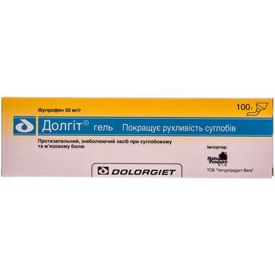 Долгіт гель 50 мг/г по 100 г (туба)