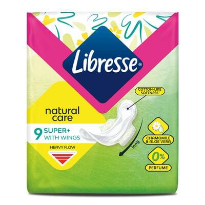 Прокладки гигиенические Libresse Natural Care Super 9 шт.