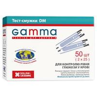 Тест-смужки для глюкометра Gamma DM 50 шт.