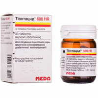 Тіоктацид 600 HR таблетки по 600 мг №30 (флакон)