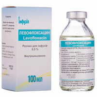 Левофлоксацин Инфузия раствор д/инф. 0,5% по 100 мл (бутылка)