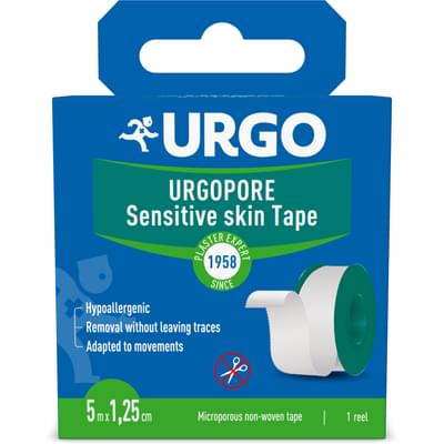 Пластырь медицинский Urgopore на бумажной основе 5 м х 1,25 см 1 шт.